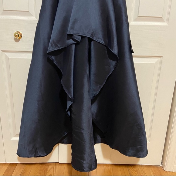 Lulu’s NWT Broadway Show Navy Blue High-Low Maxi Dress Gown Large - Picture 8 of 15